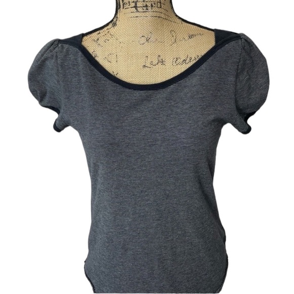 Free People Blouse with Puffy Cap Sleeves - Picture 7 of 13